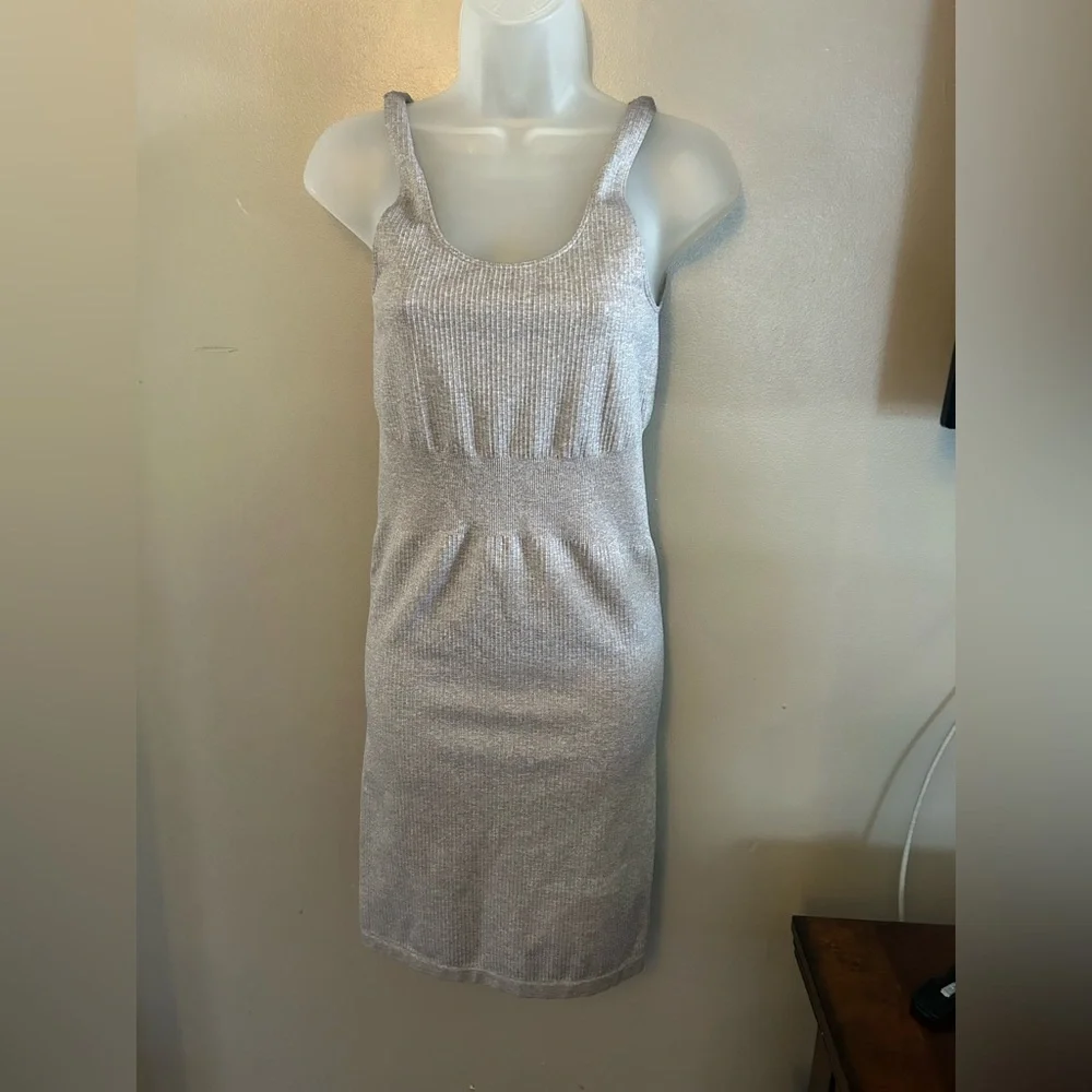 Balance Athletica dress - gray bodycon sleeveless active/athleisure - Picture 2 of 9
